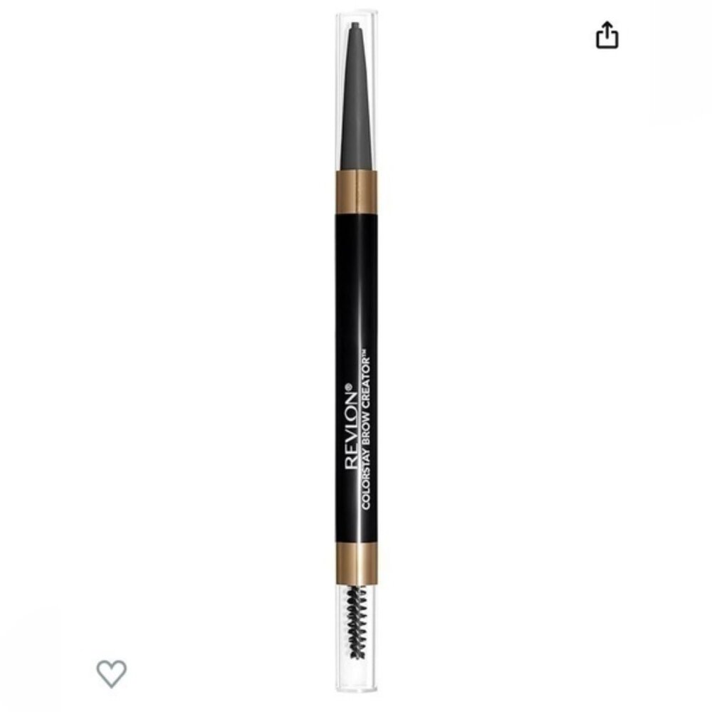 Revlon pencil powder & brush 610-DARK BROWN